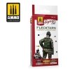 AMMO of Mig Jimenez 7037 Flecktarn German Camouflage Figures Set 6x17ml